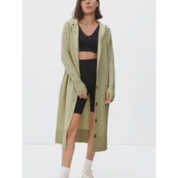 Everlane Sweaters - Everlane The Cozy-Stretch Duster in Sage XL